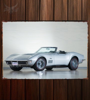 Металлическая табличка Corvette Stingray L71 427 Convertible 